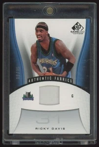 RICKY DAVIS 2006-07 SP Game Used Edition Authentic Fabrics #154 19/25 - Picture 1 of 2