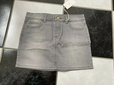 NWT 100% AUTH Gucci Big Kids Grey Denim Lady Bug Skirt $245  - Image 1 of 4