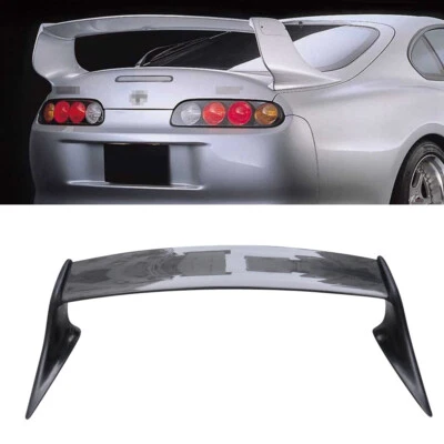 Carbon Fiber & FRP Rear Trunk Spoiler Wing For Toyota Supra MK4 A80 J-DM 1993-98 - Image 1 of 4