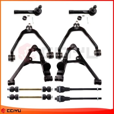 Set Of 10 For 2001-2006 GMC Yukon XL 1500 Front Control Arm Ball Joint Tie Rod - Imagem 1 de 4