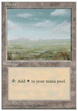 Plains (C) X4 (4th Edition) MTG (NM) *CCGHouse* Magic