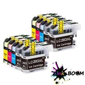 10 Ink Cartridge fits Brother LC203 LC201 MFC-J485DW MFC-J680DW MFC-J5620DW - Picture 1 of 1