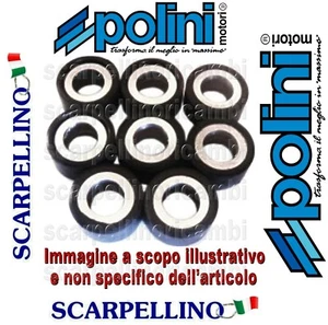 KIT DI 8 RULLI POLINI 20 x 12 PESO 9,8 grammi -ROLLER- POLINI 242.298 - 242298 - Imagen 1 de 1