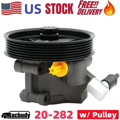 New Power Steering Pump + Pulley 20-282 for 99-02 Ford Crown Victoria 97-03 F150 - Image 1 of 4