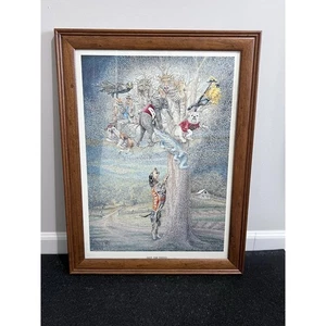 Tennessee Volunteers Steve Ford Got ‘Em Treed Print 865/2500 Framed and Matted - Picture 1 of 8