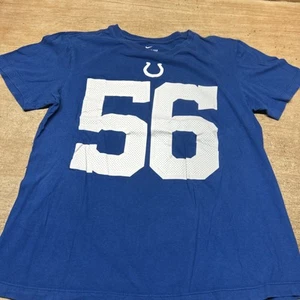 Nike Indianapolis Colts Quinton Nelson Ble T-Shirt Jersey Size Medium  - Picture 1 of 5