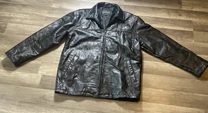 Leatherworks Lederjacke Herren XL schwarz Patchwork Struktur  - Bild 1 von 9