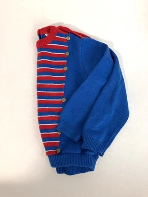 Vintage Baby Friemanit Sweater Hoodie Size 4T Blue Red - Image 1 of 4