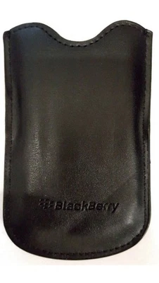 Leather Pocket Pouch Sleeve For BlackBerry Pearl 8100 8110 8120 Genuine OEM NEW - Image 1 of 3