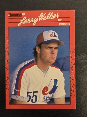 1990 Donruss Larry Walker #578  ~ Montreal Expos ~ Rookie Card RC - Image 1 of 4