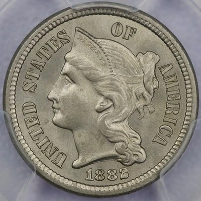 1882 Three Cent Nickel - PCGS MS 65 - Image 1 of 4