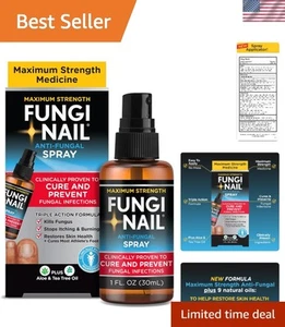 Clinically Proven Anti-Fungal Foot Spray - Kills Fungus & Restores Skin - 1 Oz - Picture 1 of 10