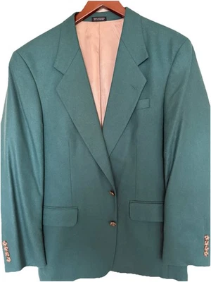 Vintage Oscar de la Renta, abrigo deportivo verde - chaqueta - hombre talla XL  Foto 1 de 4