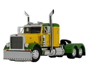 1/64 DCP YELLOW/GREEN PETERBILT 379 W/ 36" SLEEPER - Picture 1 of 5