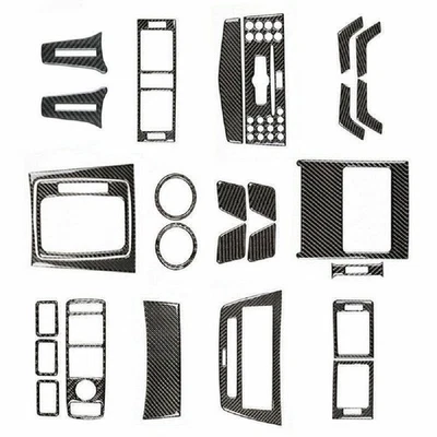 For Mercedes Benz W204 C Class C250 300 C350 C63 Carbon Fiber Car Interior Trims - Image 1 of 4