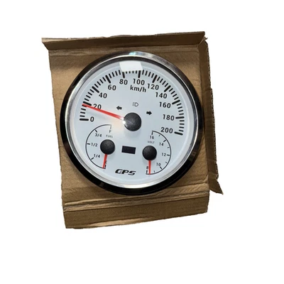 110mm 4 3 8in 3 in 1 GPS Speedometer Odometer with Voltmeter CXA092 - Image 1 of 4