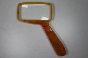 Vintage Bausch & Lomb Butterscotch Optical Magnifier Bakelite Magnifying Glass - Picture 1 of 3