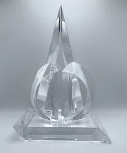 Mid-Century Modern Original Van Teal Lucite Sculpture Signed - Picture 1 of 10