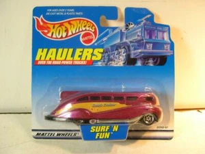Hot Wheels Haulers SURF N FUN Purple Bus NIP Over The Road Power Trucks. - Picture 1 of 6