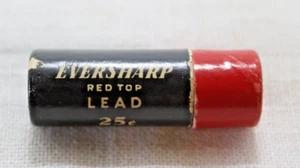 Eversharp Plomo Rojo Superior 1-3/8" en Tubo de Cartón Original con 7.5 Palillos de Plomo - Imagen 1 de 3