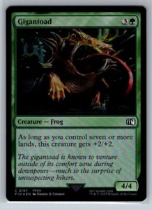 Gigantoad Foil Final Fantasy Magic the Gathering MTG - Picture 1 of 2