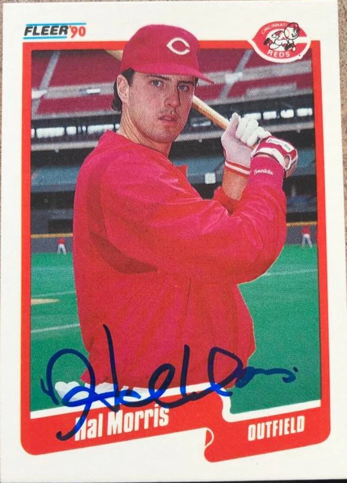 Hal Morris Autographed 1990 Fleer Update #U-15 - Image 1 of 1