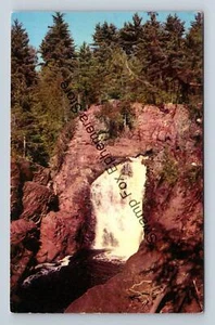 Postcard Brownstone Falls At Copper Falls State Park Near Mellen Wisconsin - Picture 1 of 2