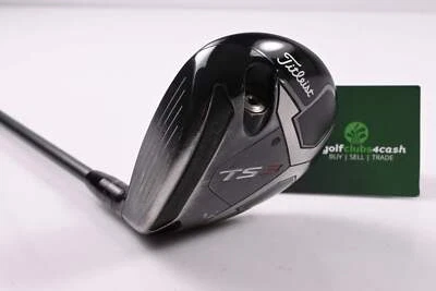 Left Hand Titleist TS3 #3 Wood / 15 Degree / Stiff Flex HZRDUS Smoke Black 70 - Image 1 of 4