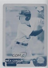 2015 Topps Pro Debut Printing Plate Cyan 1/1 Nick Gordon #175 7a8