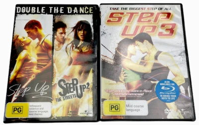 Step It Up 1 2 3 DVD Chaning Tatum Robert Hoffman Richard Mento R2 4 PG PAL - Image 1 of 4