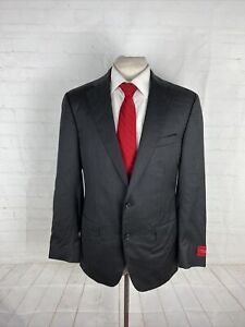 LORO PIANA Samuelsohn Men's Dark Gray/Black Solid Wool Suit 42R 38X27 $4,985