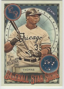2019 Topps Allen&Ginter Frank Thomas Baseball Star Signs