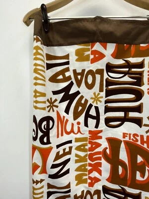 Table Cloth Hawaii Maui Waikiki Makakha Sunset Beach 47 1/2 X 58"  Homemade ? - Image 1 of 4