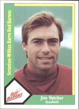1990 Scranton Red Barons CMC #17 Jim Vatcher