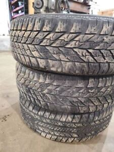 3 USED Tires 573954    195-60-15 GY Ultragrip 7/32