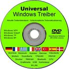 Universal Driver CD/DVD WINDOWS 8 7 Vista XP (32 & 64bit) NEW Printer Modem PC