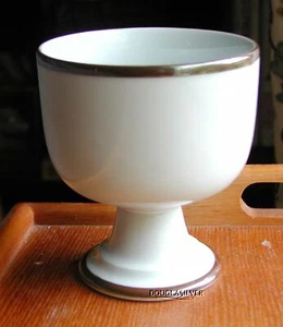 DANSK CHRISTIANSHAVN BROWN CHINA 4 5/8" GOBLET OR PARFAIT - Picture 1 of 2