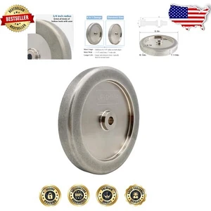Premium CBN 4-in-1 Grinding Wheel 8"x1.25" for Woodturning & High Speed Tools - Picture 1 of 9