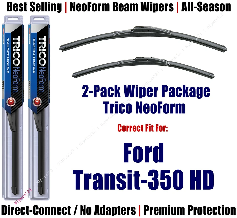 2-Pack Super-Premium NeoForm Wipers fit 2020+ Ford Transit-350 & HD- 162915/2015 Foto 1 de 1