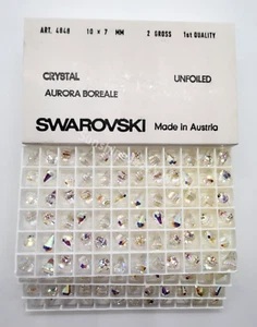 Factory Pack Swarovski Crystal Clear AB 10mm Cone 4848 Fancy Stones; 288pc - Picture 1 of 3