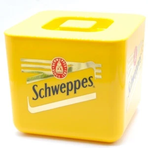 Rare Retro 80s Supadry Pub Bar Yellow Schweppes Supadry Ice Bucket New Man Cave - Picture 1 of 13
