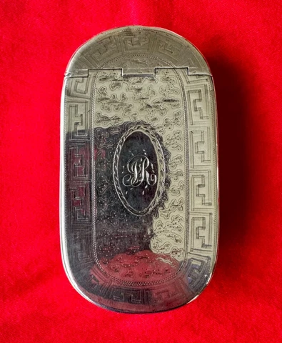 STERLING SNUFF BOX, JOHN THORNTON, BIRMINGHAM, 1805 Cover