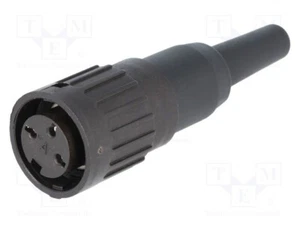 Stecker PIN: 3 Löten gerade für Leitungen weiblich DIN 300V t 3275 501 DIN-Stec - Bild 1 von 1