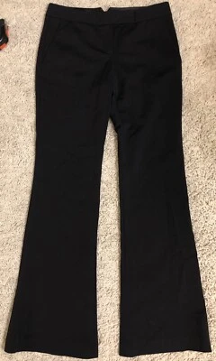 ELIE TAHARI Negro Elástico Bootcut Boot Cut Pantalones Pantalones 2 Pequeño S Foto 1 de 4
