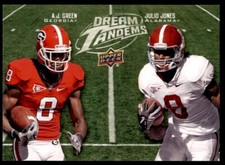 2011 Upper Deck Dream Tandems A.J. Green/Julio Jones Georgia Bulldogs/Alabama