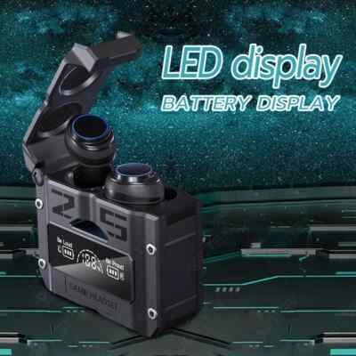 TWS Gaming Bluetooth 5.3 Newest M25 Headset Full Bass Stereo 3500mAh PowerBank - Image 1 of 4