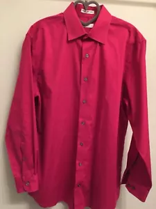 Kenneth Cole New York Men Shirt Fuchsia Size 15 ( 32/33) - Picture 1 of 7