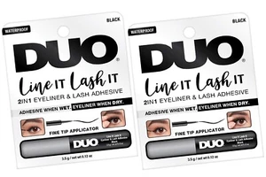 DUO Line IT Lash IT Black (2n1 Eyeliner & Lash Adhesive) - (PACK OF 2 ) NEW - Picture 1 of 3