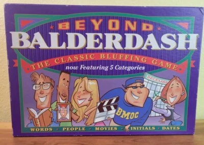 Parker Bros Beyond Balderdash versión gigante expandida. de juego de mesa clásico de faroles Foto 1 de 4
