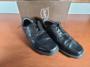 Florsheim Men's Lexington Black Leather Wingtip Oxford Dress Shoe 17066 Size 9 - Picture 1 of 8